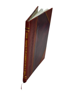 Memoir Presented To The Governments Of The United States Of Amer [Leather Bound]-image