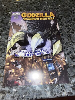 Godzilla: Kingdom of Monsters #1 ALTERNATE REALITY STORE VARIANT SIGNED X3-image