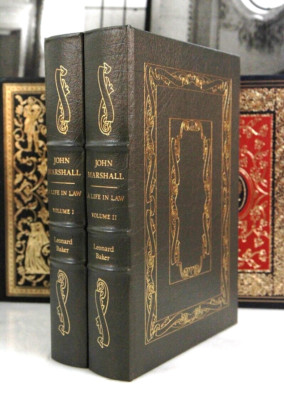 JOHN MARSHAL A LIFE IN LAW Leonard Baker - Easton Press GREAT LIVES --image