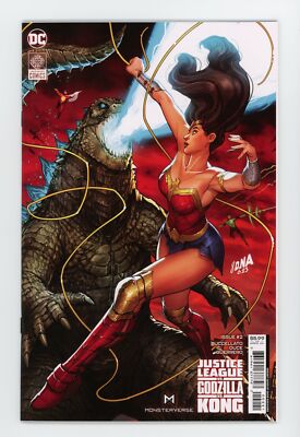 Justice League vs Godzilla vs Kong #2 Nakayama Wonder Woman Variant NM 2024 DC-image