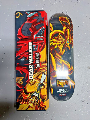Bear walker x Yu-Gi-Oh The Winged Dragon of Ra Skateboard Deck #2055 / 2500 RARE-image