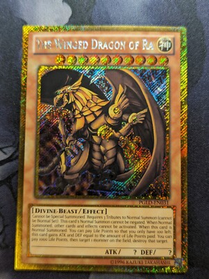 YUGIOH THE WINGED DRAGON OF RA GOLD RARE PGLD-EN031 VLP-image