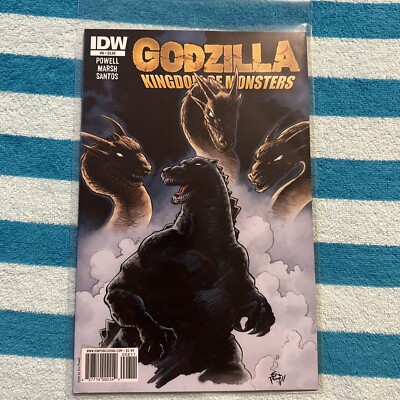 Godzilla: Kingdom of Monsters #8A IDW 2011 B&B-image