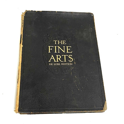 The Fine Arts Deluxe Edition Vintage Leather Art Book 1907- Edmund Buckley  Fair-image