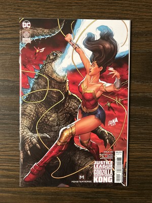 JUSTICE LEAGUE VS GODZILLA VS KONG #2 DAVID NAKAYAMA VARIANT B Wonder Woman NM-image