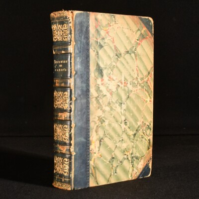 1825 Memoirs of Antonio Canova John Smythe Memes First Edition Leather Illust...-image