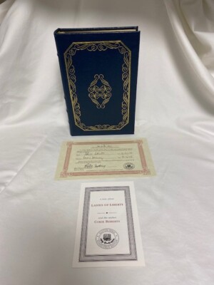 The Easton Press - Signed 1st Edition - LADIES OF LIBERTY by Cokie Roberts -image