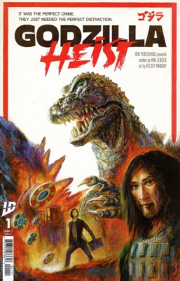 Godzilla: Heist #1 IDW Publishing Bob Eggleton Regular Cover Near Mint-image