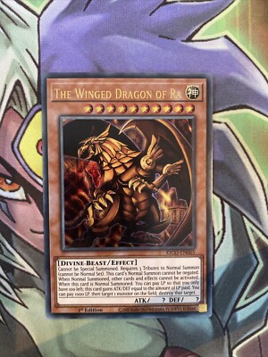 KICO-EN065 The Winged Dragon Of Ra Pharaoh's Rare 1st Edition NM Yugioh Card-image