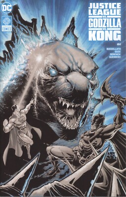 JUSTICE LEAGUE VS GODZILLA VS KONG #4 2ND PRINTING VF/NM DC HOHC 2024-image