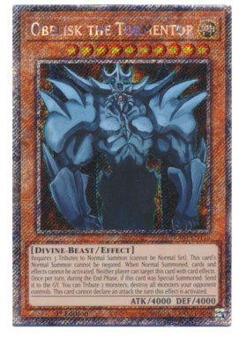 Obelisk the Tormentor - RA04-EN116 - Platinum Secret Rare Stampede-image