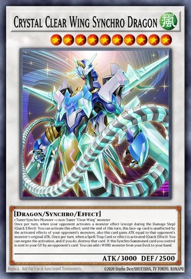 Yugioh RA04-EN059 - Crystal Clear Wing Synchro Dragon - Super Rare-image