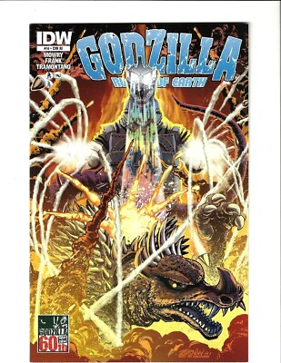 GODZILLA RULERS OF EARTH #14 VR RI JULY 2014 IDW COV BY JEFF ZOMOW 10.0 GEM MINT-image