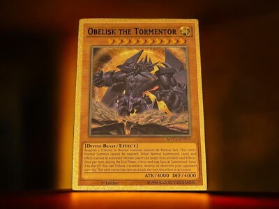 Obelisk the Tormentor (Alternate Art) - Golden Holo - DIY Orica - Yugioh-image