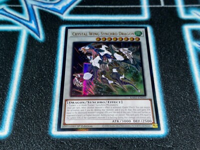Crystal Wing Synchro Dragon - RA02 - Prismatic Ultimate Rare (PUR)-image
