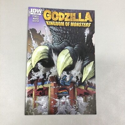 Godzilla Kingdom Of Monster #1 Curious Comics Exclusive IDW 2011 (GZ95)-image