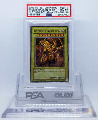 YUGIOH GBI-003 THE WINGED DRAGON OF RA ULTRA RARE PSA 10 GEM MINT #28620032-image
