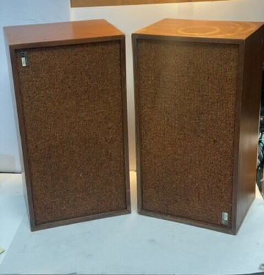 Vintage Fisher XP-56 Speakers Walnut Cabinet-image
