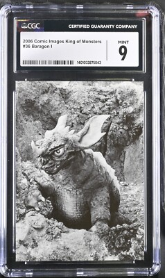 2006 Comic Images GODZILLA King of Monsters card #36 BARAGON CGC Graded 9 MINT-image
