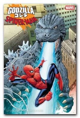 Godzilla Vs Spider-Man #1 (2025) land variant 1:25-image