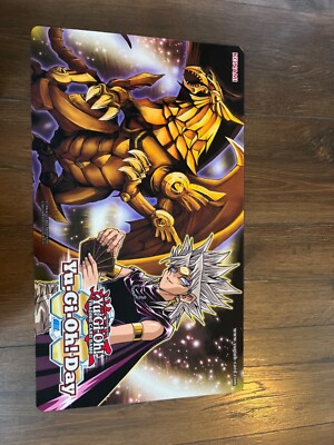 Yugioh Day Marik Ishtar/The Winged Dragon of Ra Official Playmat NEW! MINT!-image