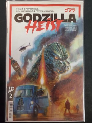 Godzilla Heist #2 A Cvr IDW 2025 VF/NM Comics-image
