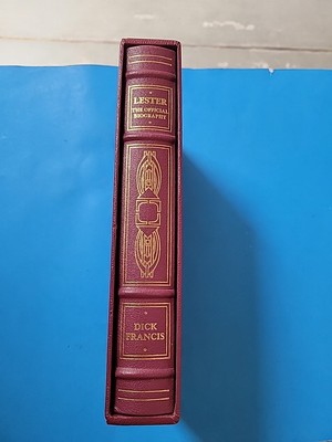 Dick Francis, Signed, Limited, Lester, Full Leather, Slipcase-image