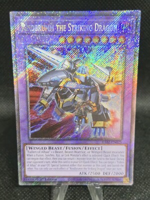 Rindbrumm the Striking Dragon (RA02-EN025) 1st Ed. - Platinum Secret Rare - NM-image