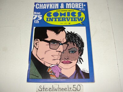 Comics Interview #75 Comic 1989 Howard Chaykin Gerry Conway Moebius Godzilla HTF-image