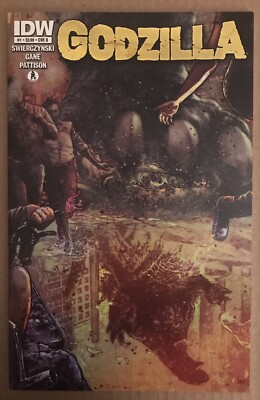 Godzilla #1 2012 Variant IDW Comic Book-image