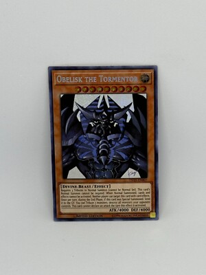 Yugioh Card Obelisk the Tormentor TN19-EN007 SECRET RARE Limited Ed. NM-image