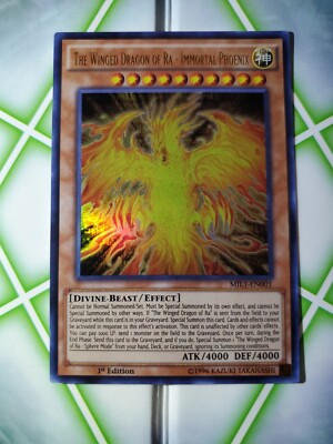 Yu-Gi-Oh! The Winged Dragon of Ra - Immortal Phoenix MIL1-EN001 1st EDITION-image