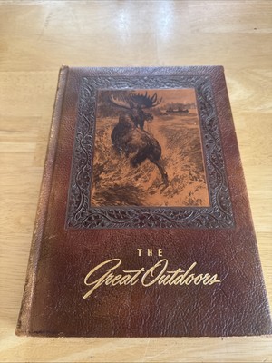The Great Outdoors 1st Edition 1947 Book Leather Bound Godfrey & Dufresne-image