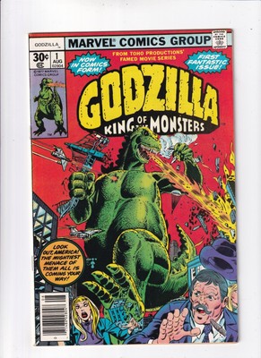 Godzilla #1 Marvel Comics 1977 King of the Monsters VF--image