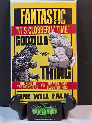 GODZILLA VS. FANTASTIC FOUR #1 MARVEL 2025 NM 1ST PRINT LEE GARBETT VS VARIANT-image