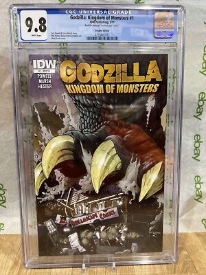 Godzilla: Kingdom Of Monsters #1 (2011) - CGC 9.8 - Toonseum Retailer Variant-image
