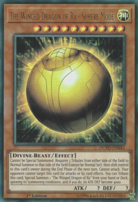 Yugioh The Winged Dragon of Ra - Sphere Mode DUPO Ultra Rare 1st Ed NM-image