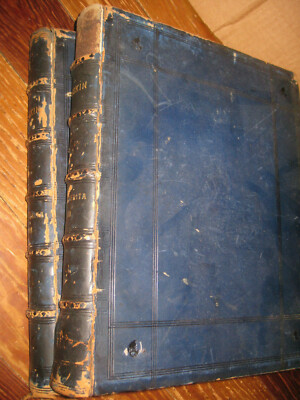 PRAETERITA by John Ruskin,  Vols 2 & 3, 1887 & 1900 first edition leather bound-image
