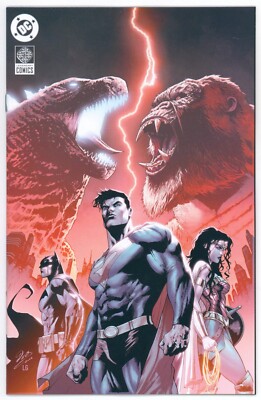 JUSTICE LEAGUE VS GODZILLA VS KONG 2 #1 1:100 VARIANT 2025 9.2 DC Comic-image