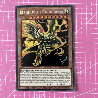 Yugioh The Winged Dragon Of Ra TN19 Prismatic Secret Rare LP GERMAN-image