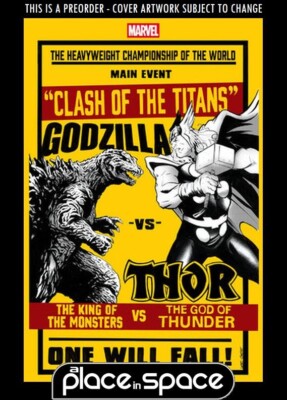 (WK27) GODZILLA VS THOR #1D - LEE GARBETT VERSUS VARIANT - PREORDER JUL 2ND-image