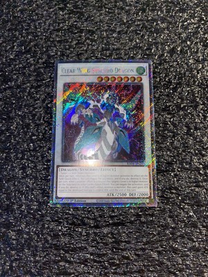Yugioh Clear Wing Synchro Dragon RA04-EN249 Platinum Secret Rare 1st Edition NM-image