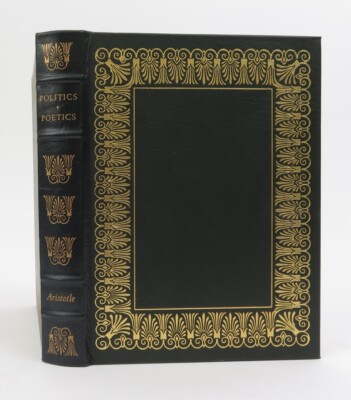 The Easton Press Politics and Poetics Aristotle Illus Baskin Leather Bound 1979 -image