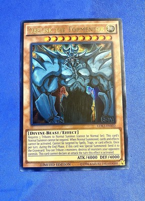 Yugioh -Obelisk the Tormentor- LDK2-ENS02 Ultra Rare Limited Edition Near Mint-image