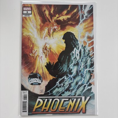 MARVEL COMICS PHOENIX #3 RICKIE YAGAWA GODZILLA VARIANT EDITION NM BAG & BOARD-image