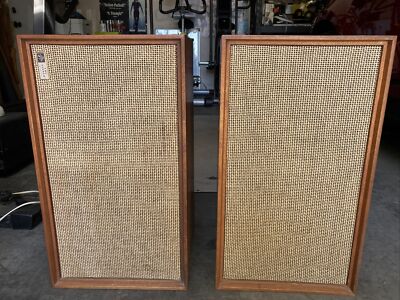 Vintage The Fisher XP-4A Speakers - PIE PAN Woofers!-image