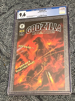 Godzilla 0 / CGC 9.6 / 1995 / Randy Stradley Story Bob Eggleton Cover Dark Horse-image