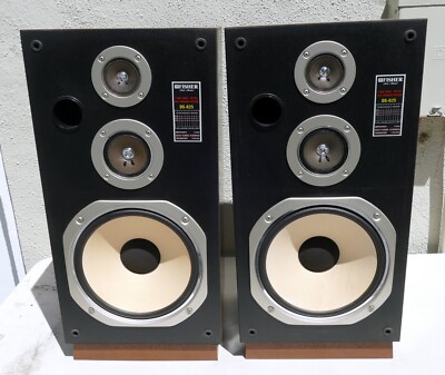 Fisher 3-Way DS-825 Bass Reflex Studio Standard 10-100W 8 OHM Speaker Set of 2-image