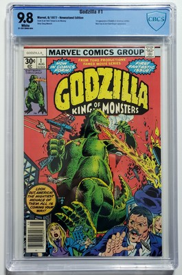 Godzilla #1 CBCS 9.8 1977 Not CGC 🔑 1st Appearance Godzilla in American Comics-image