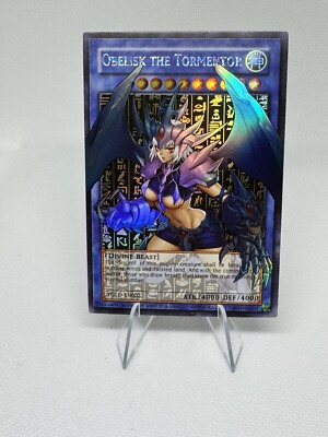Obelisk The Tormentor Girl Egyptian God Cards ACG Waifu Card Holo Anime Yugioh-image